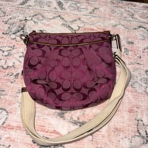 Coach Magenta Crossbody Bag